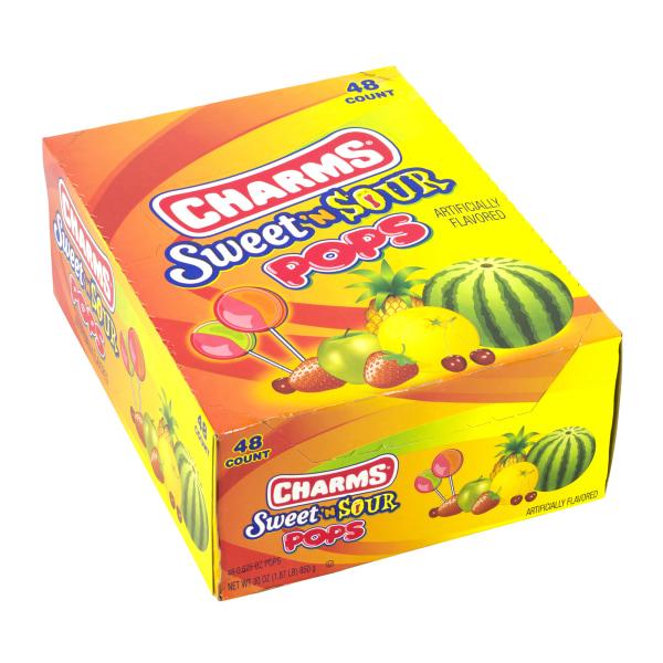 Charms Sweet & Sour Pops 48ct